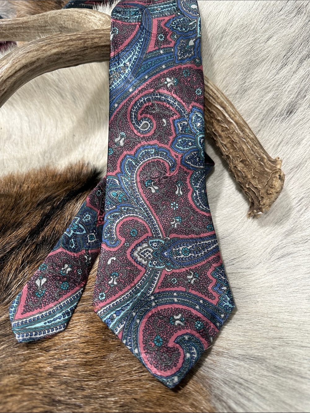 Men's Etienne Aigner Paisley xtra long Tie